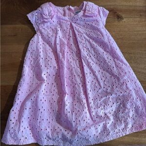 Mayoral Pink Eyelet dress in 2t
